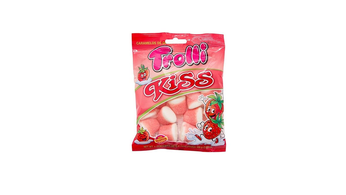 TROLLI конфета with strawberries (100 g)