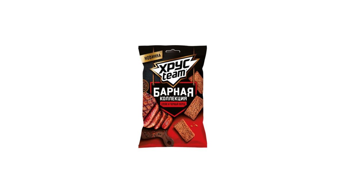 სუხარიკი Хлебная палочка steak and black pepper (70 g)