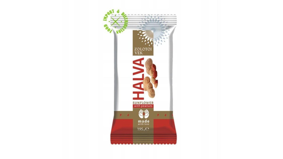 Zalatoi Vek Халва sunflower peanuts (195 g)