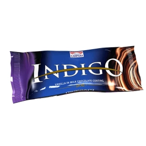 Indigo ნაყინი glazed with milk chocolate (130 ml)