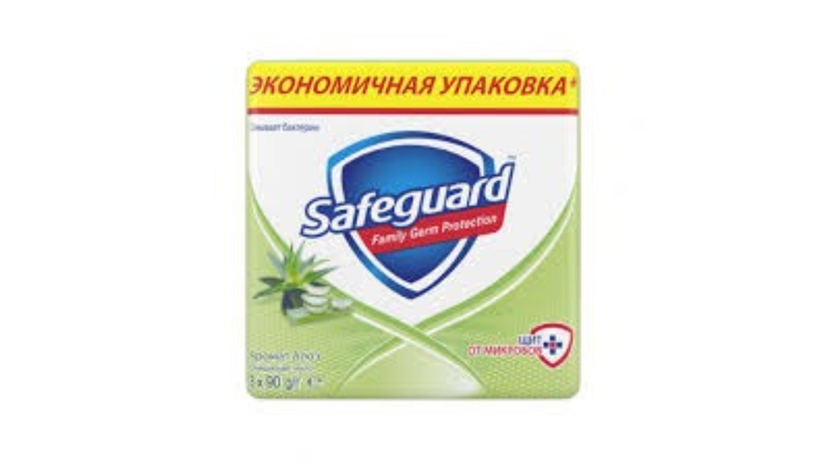 სეიფგარდი მყარი საპონი Aloe (90 gr)