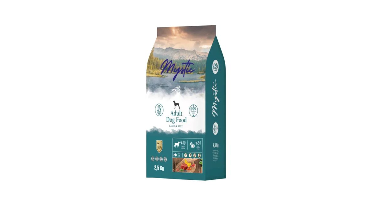 მისტიკი ცხოველების საკვები lamb and rice (2.5 kg)