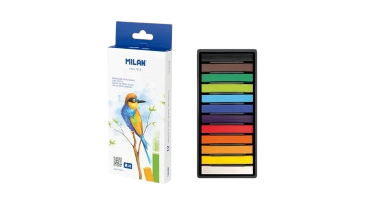 MILAN პასტელი Soft Pastel (12 pcs)