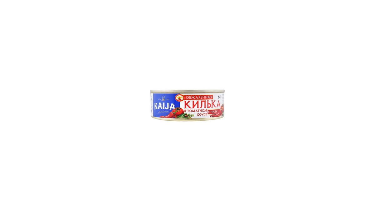 Kaija Мясной продукт smoked cod spicy in tomato (240 g)