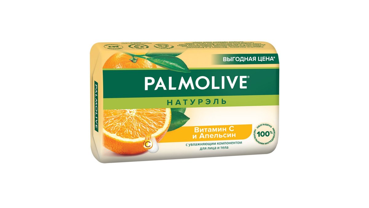 Palmolive მყარი საპონი orange and vitamin E (150 g)