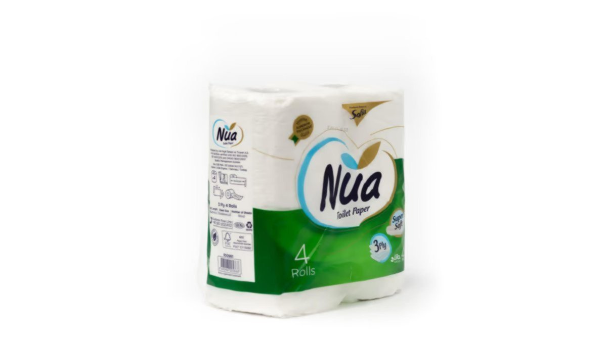 nua toilet paper 3 ply (4 pcs)