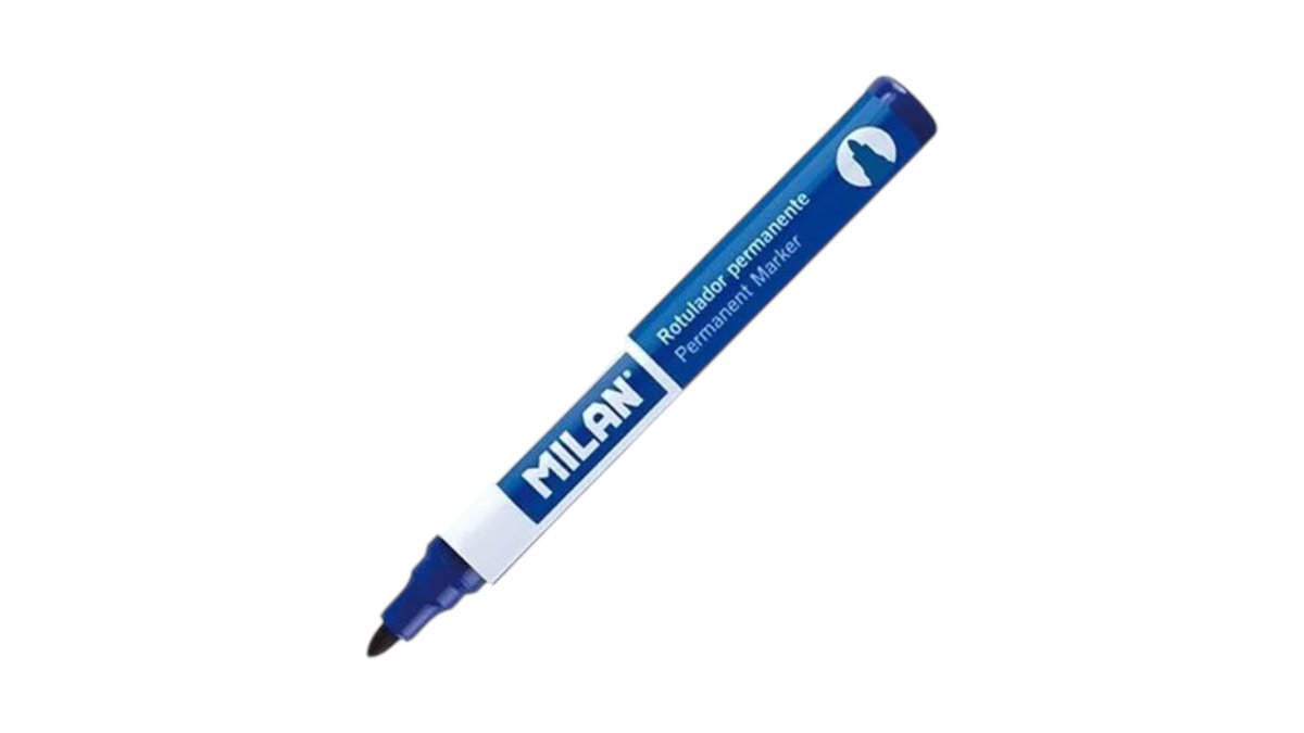 MILAN маркер permanent blue (12 pcs)