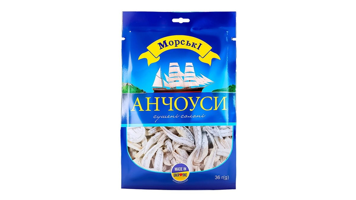 Сушеная рыба morskie anchovies (36 gr)