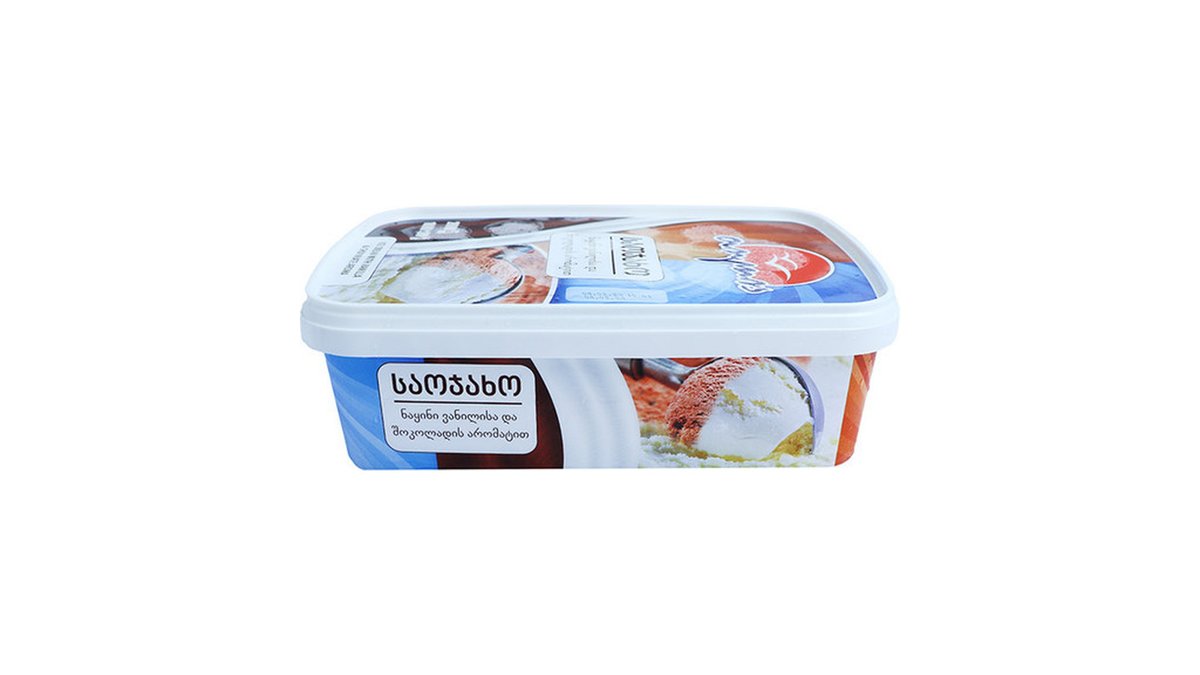 თოლია мороженое chocolate and vanilla flavor (1 kg)