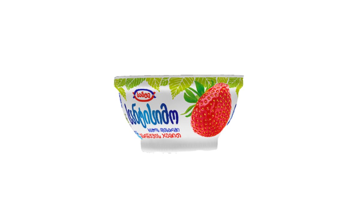 სანტისიმო კოტეჯის ყველი strawberry jam and cream (150 g)