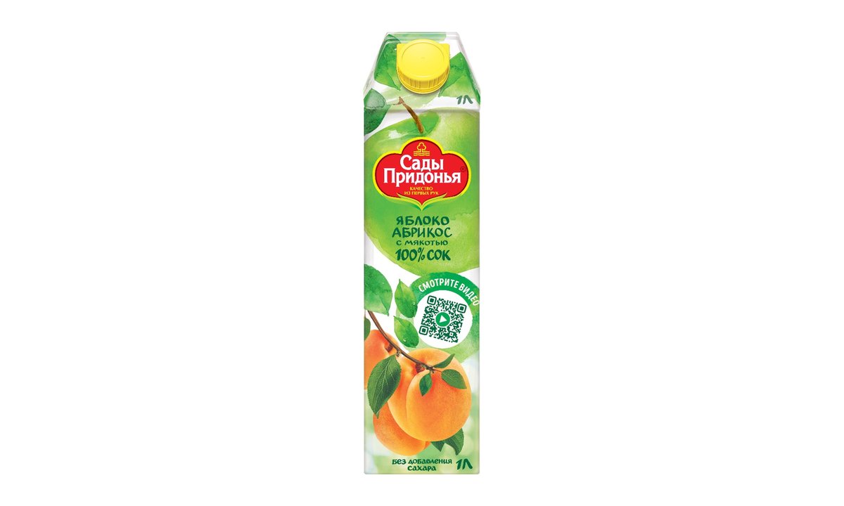 Pridonya's Gardens juice apple and apricot (1 l)