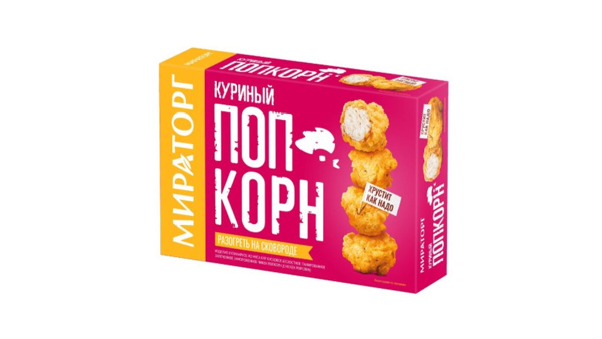 Miratorg ნაგგეტსი პოპკორნი Nuggets Popcorn (200 g)