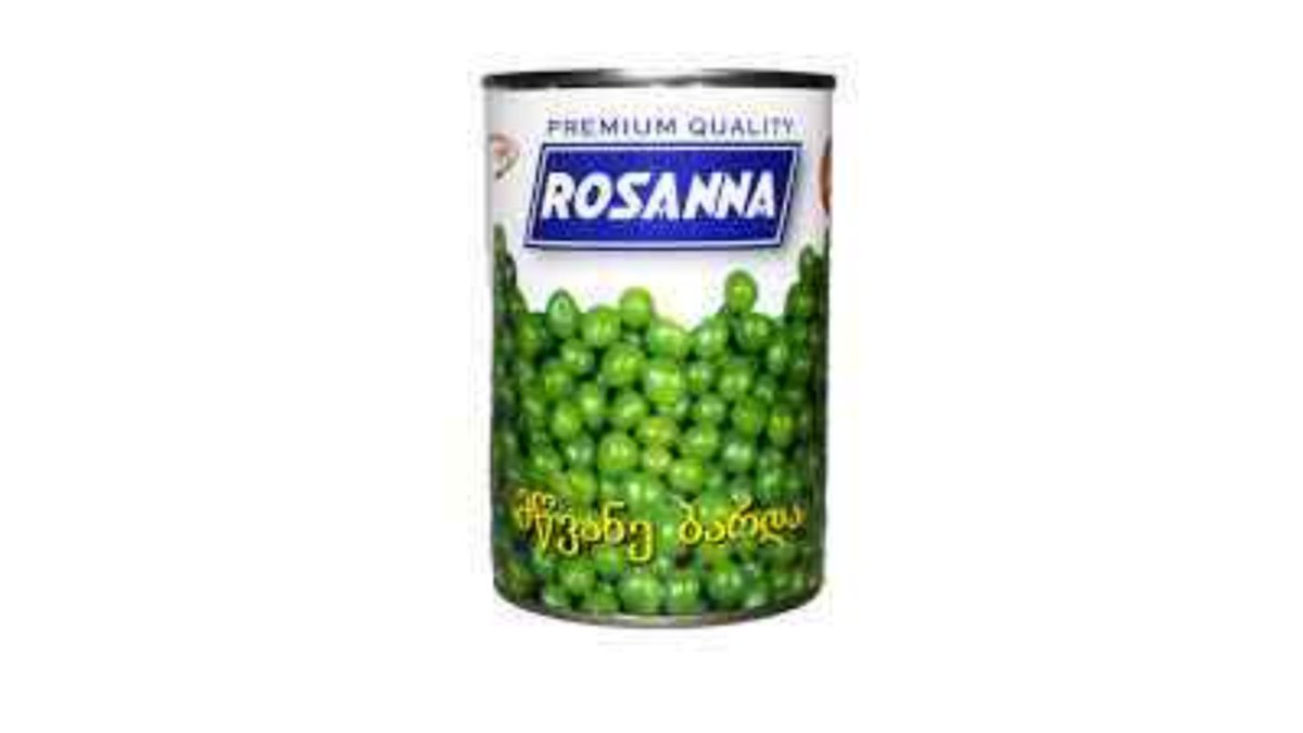 ROSANNA Зеленый горошек მწვანე ბარდა (400 g)