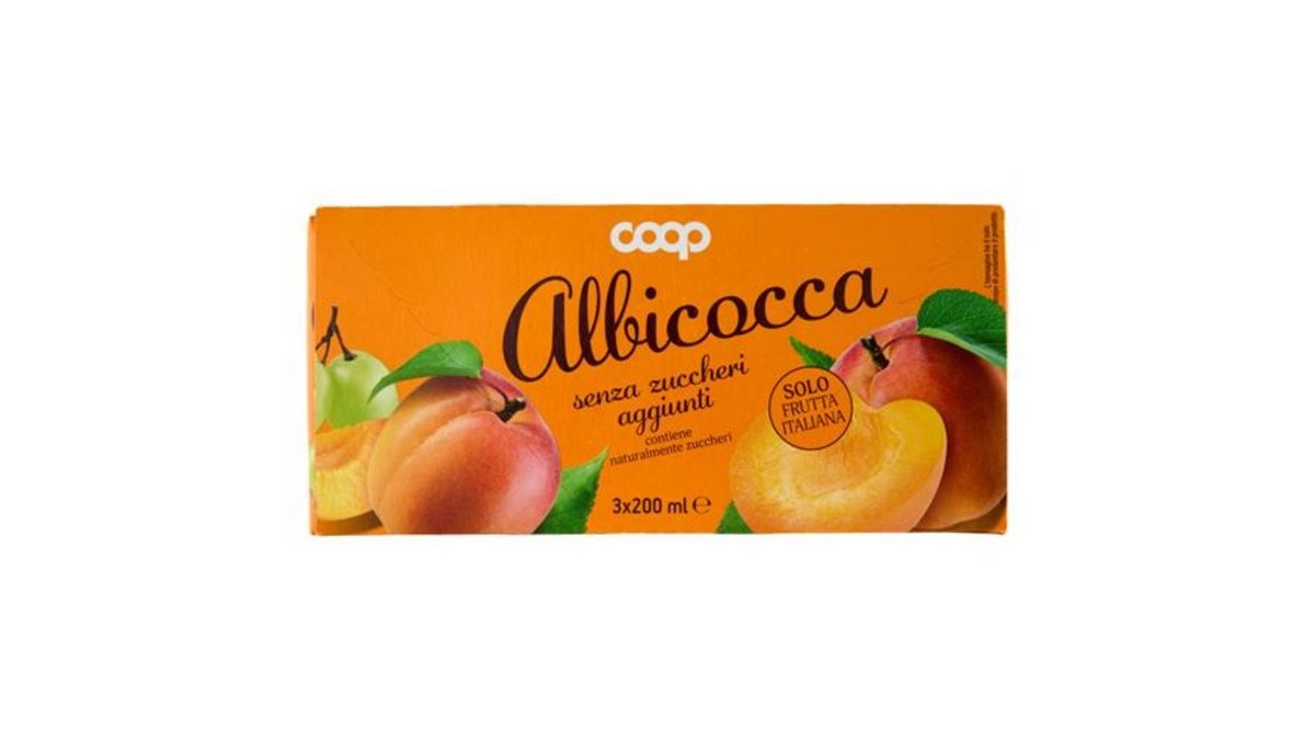 COOP juice Unsweetened Apricot (200 ml)