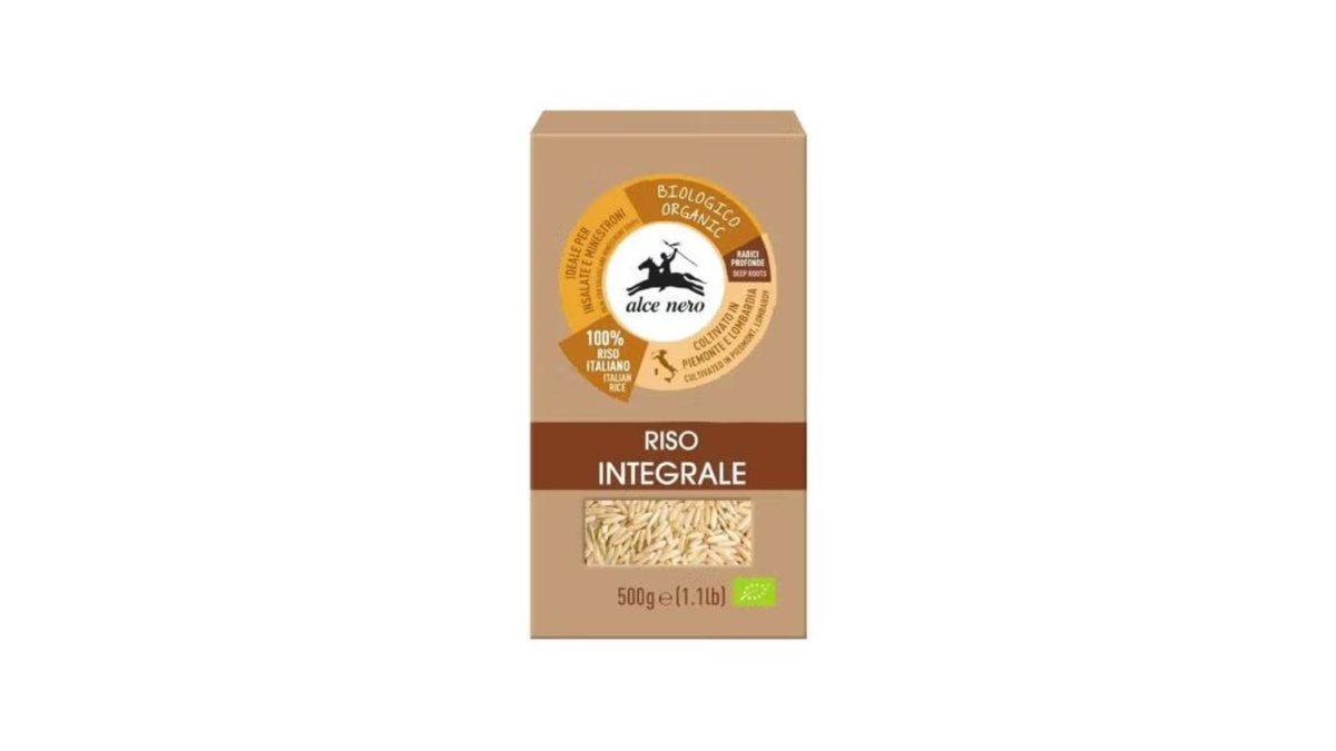 Alce Nero Long Grain Rice Organic Brown (500 gr)