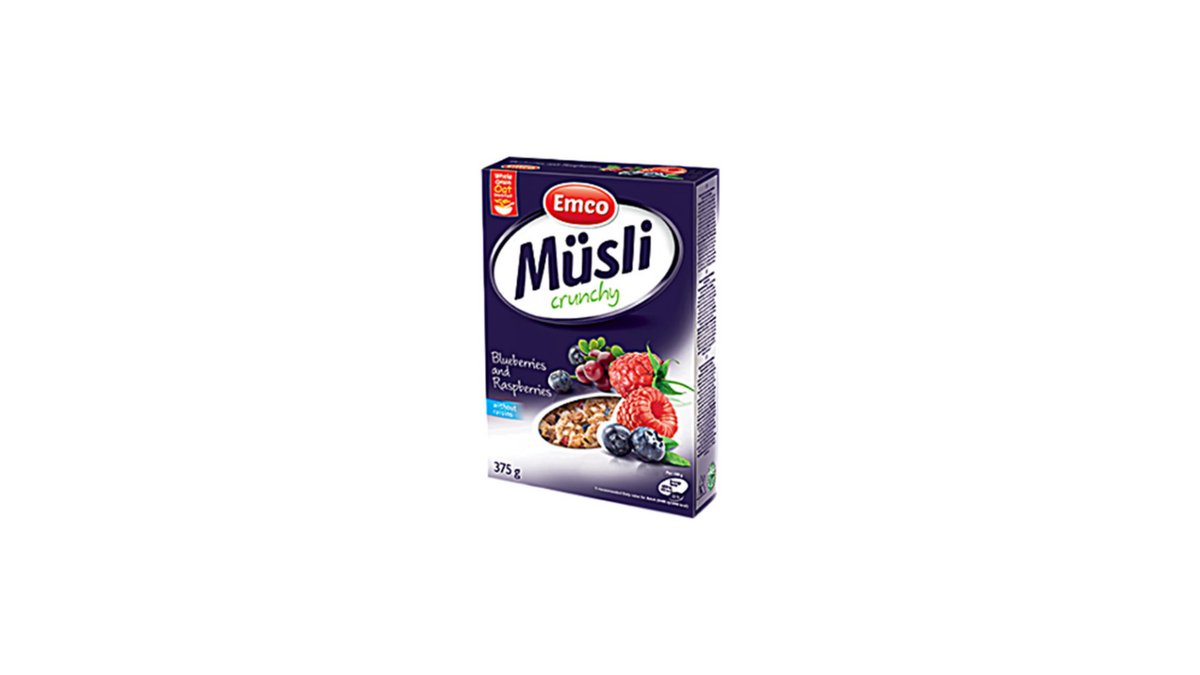 EMCO Смесь Завтрак Крупы Blueberry Raspberry (375 g)
