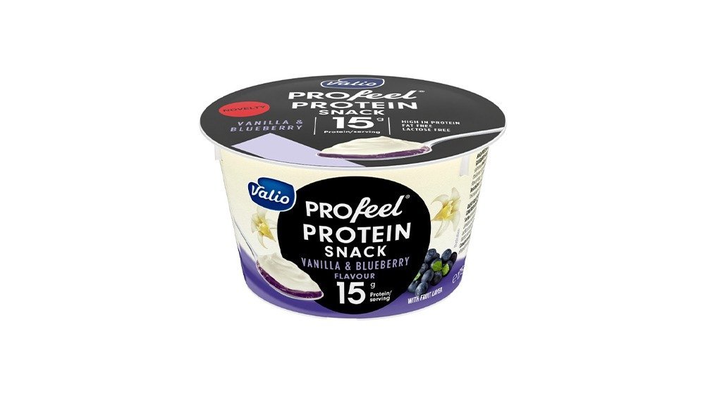 Valio Protein Pudding vanilla and blueberry (175 g)