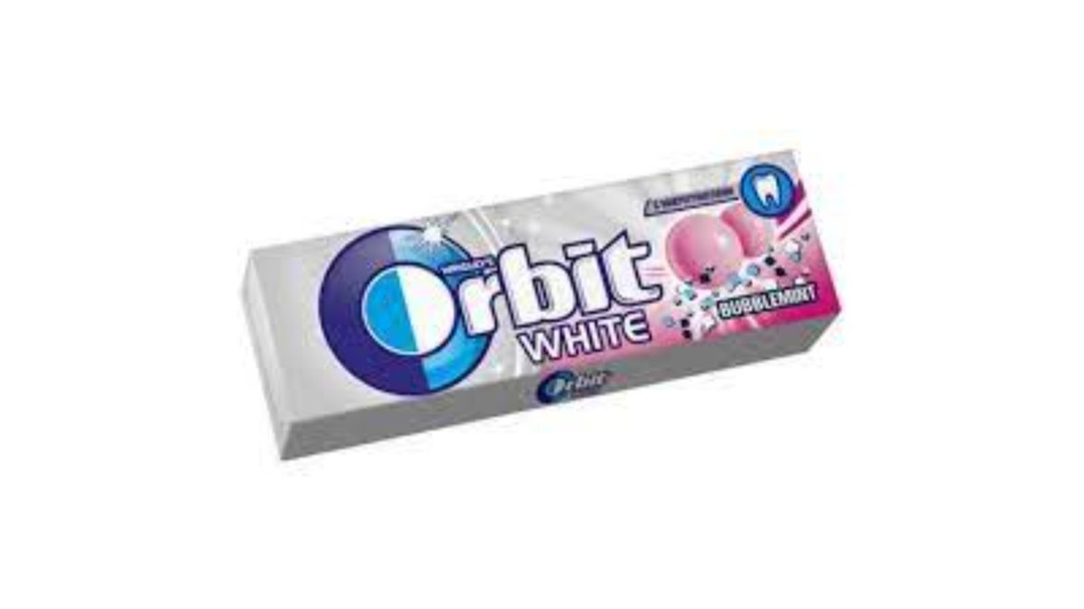 Orbit ჟვება რეზინა Bubblemint (13.6 g)
