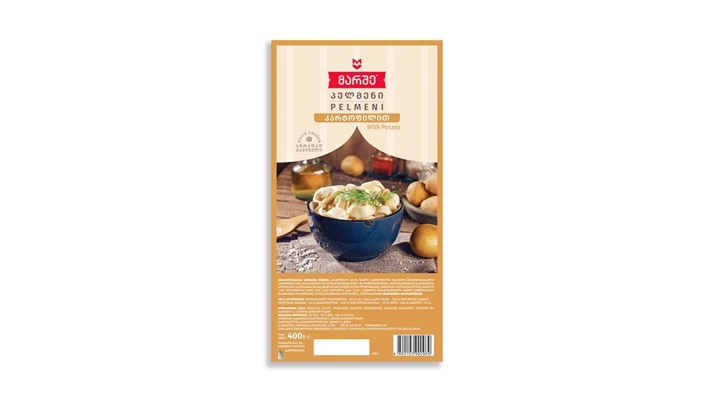 Marshe Пельмени კარტოფილით (400 g)