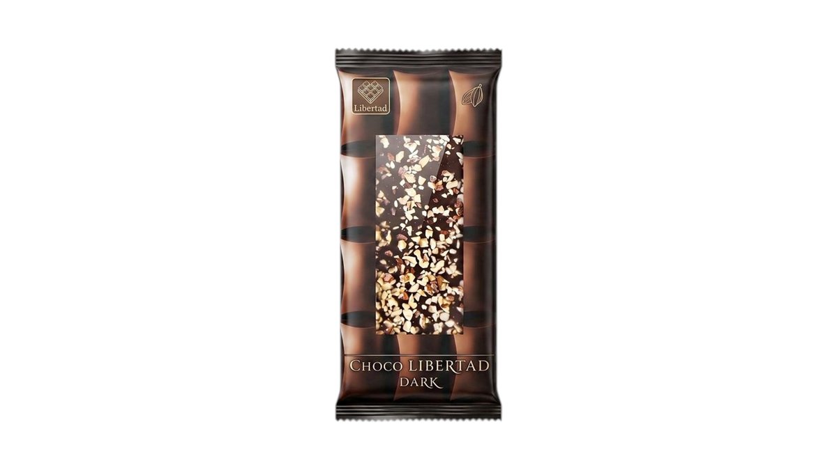 Choco Libertad Chocolate dark roasted almonds (80 g)