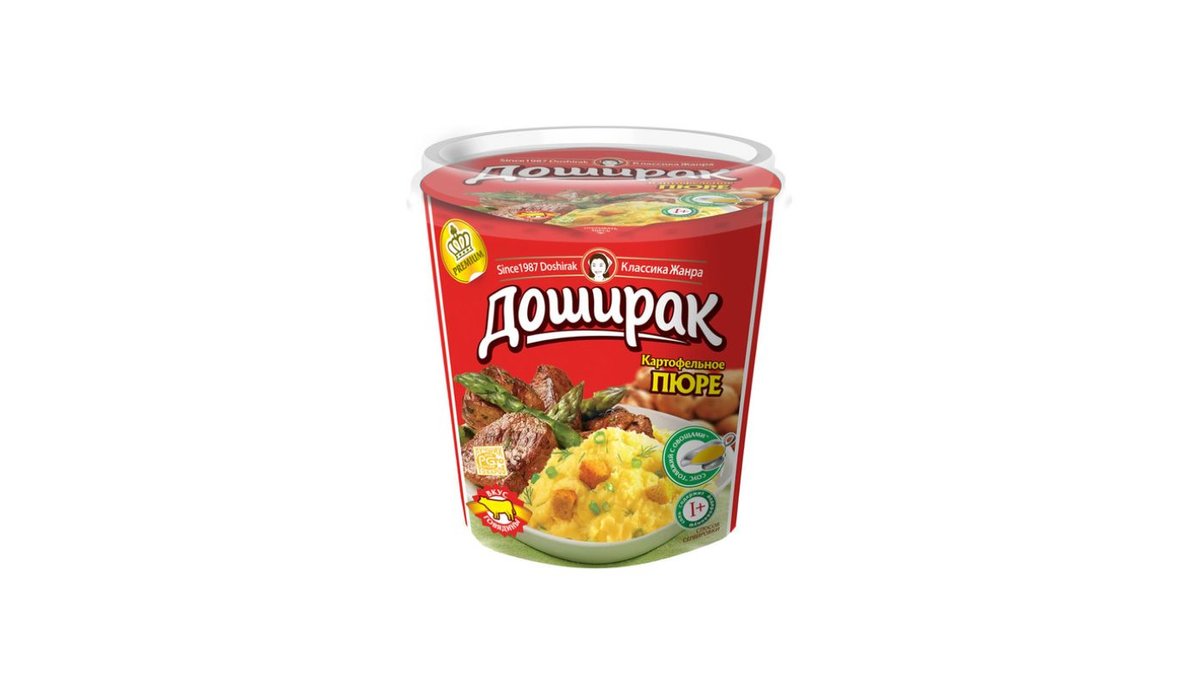 DOSHIRAK Potato Puree potato puree beef (52 g)