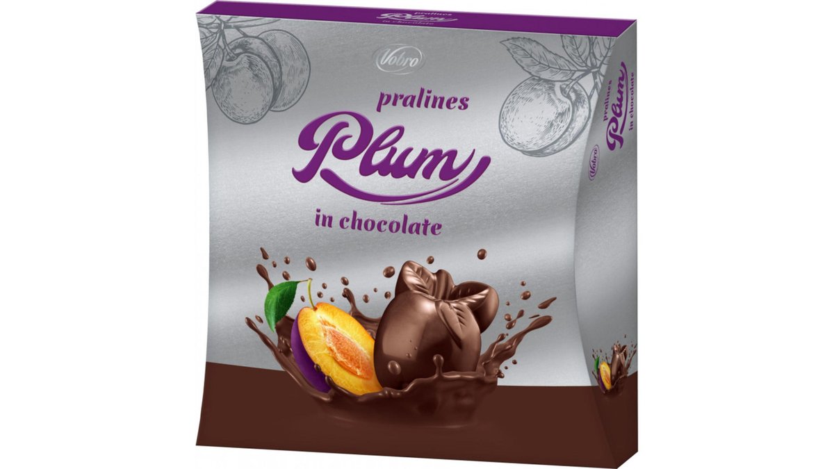 Vobro Chocolate with Plum (144 g)