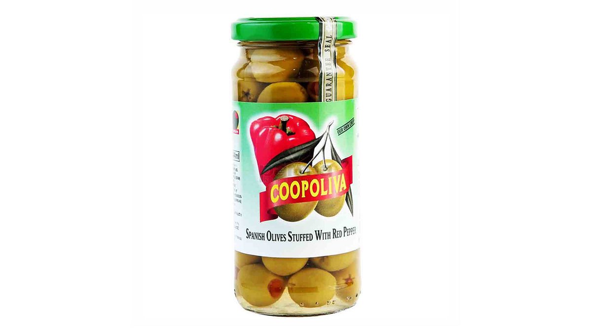 Koopoliva მწვანე ზეთისხილი with green pepper (235 gr)