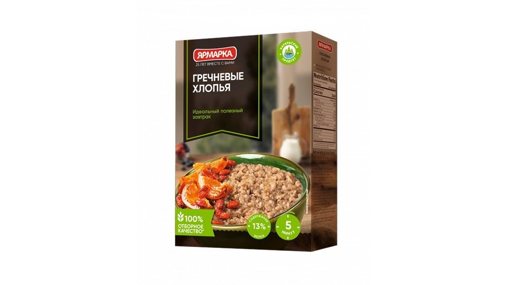 Yarmarka buckwheat flake (350 g)