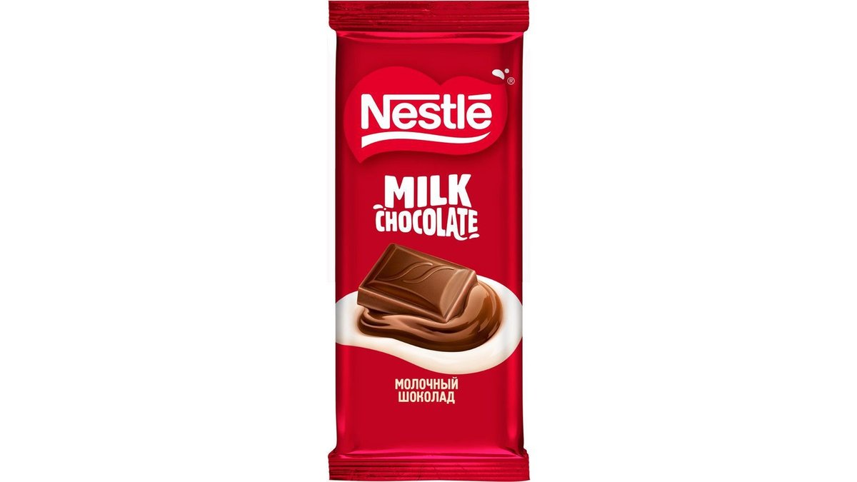 Nestle შოკოლადი milk chocolate (82 g)