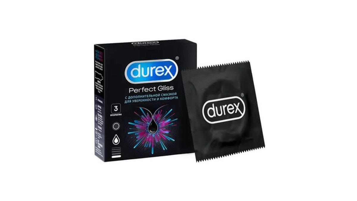 Durex Condom Perfect Gliss (3 pcs)