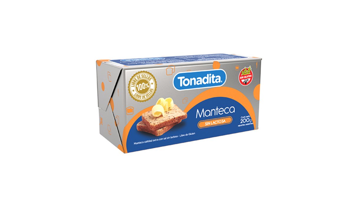 Tonadita Масло Salted Lactose-free Gluten-free (200 g)