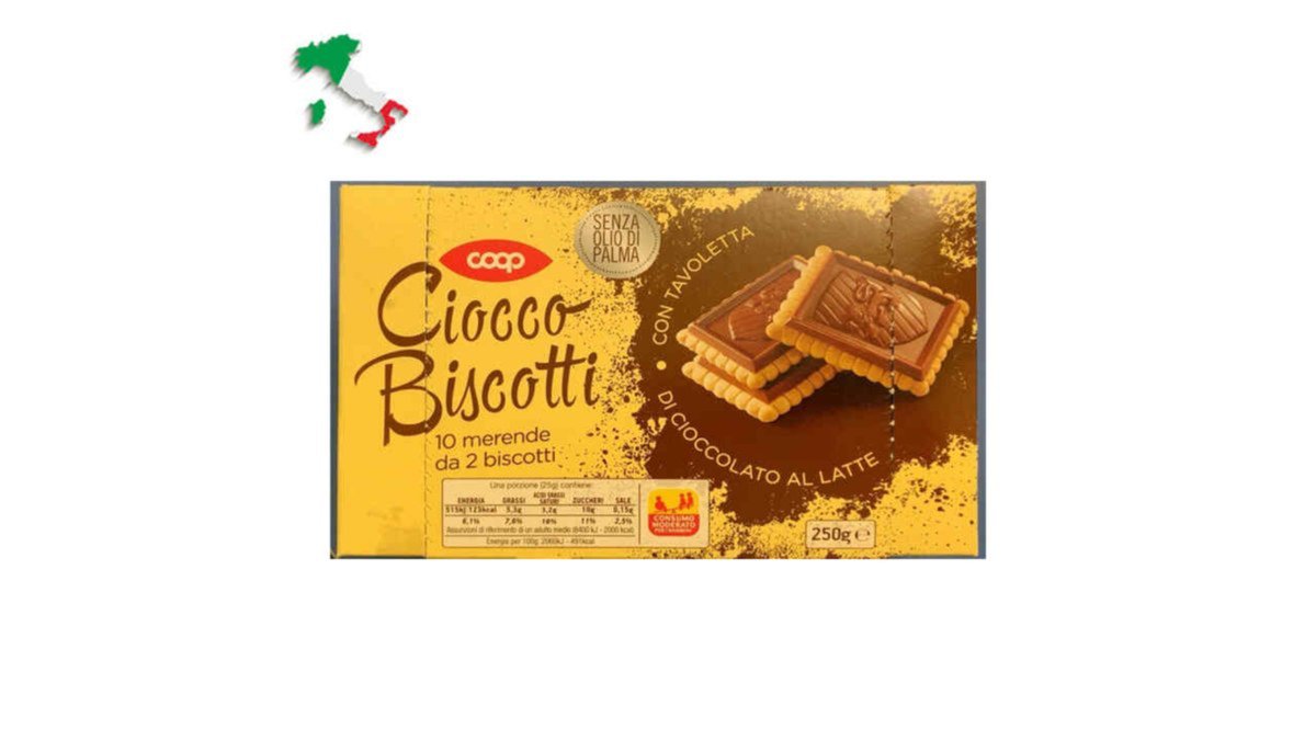 COOP Biscuits chocolate glaze (250 g)