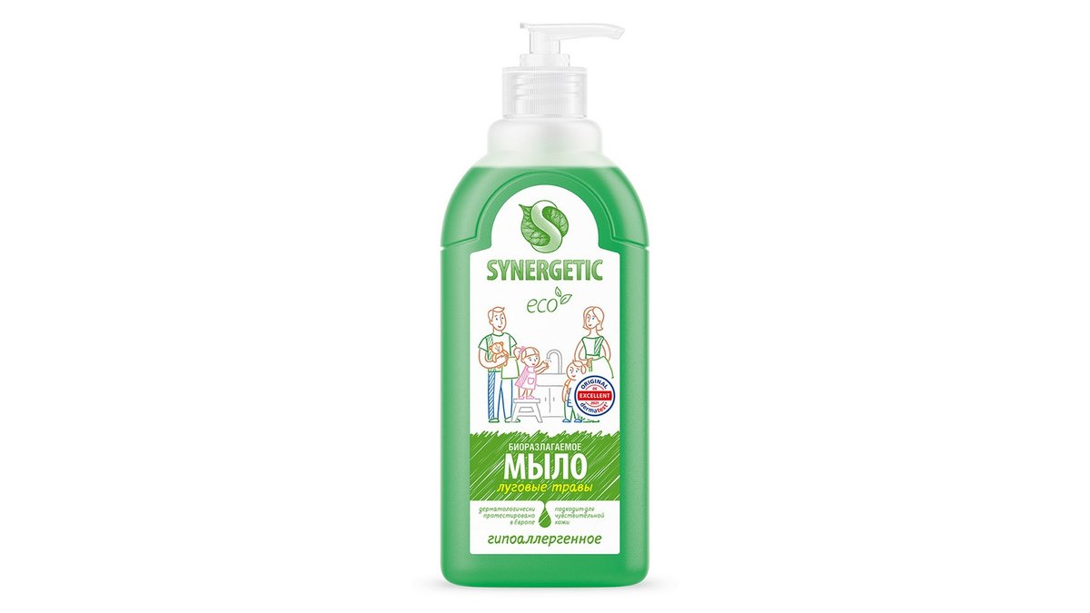 SYNERGETIC Жидкое Мыло wild herbs