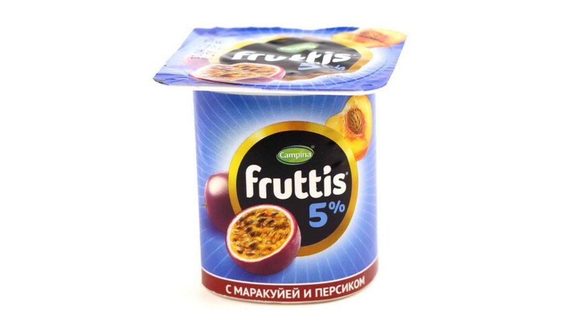 ფრუტისი Yogurt Peach-Passion Fruit (290 g)