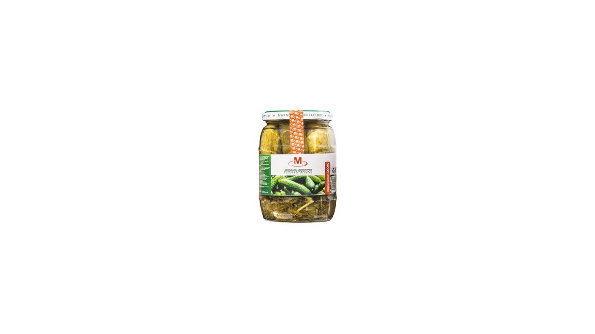 Marneuli კონსერვირებული კიტრები (310 g)