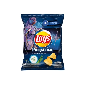 Lay's ჩიპსი sour cream and onion (225 g)