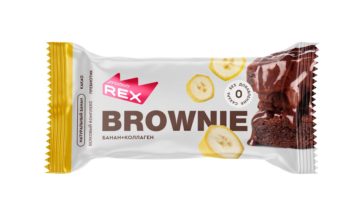 REX კუჭა Brown with banana collagen (50 g)