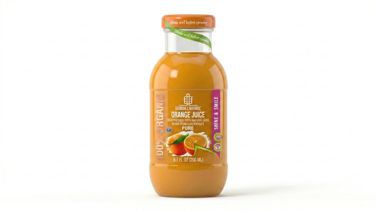 сок ცივად დაწურული ფორთოხალი (200 ml)