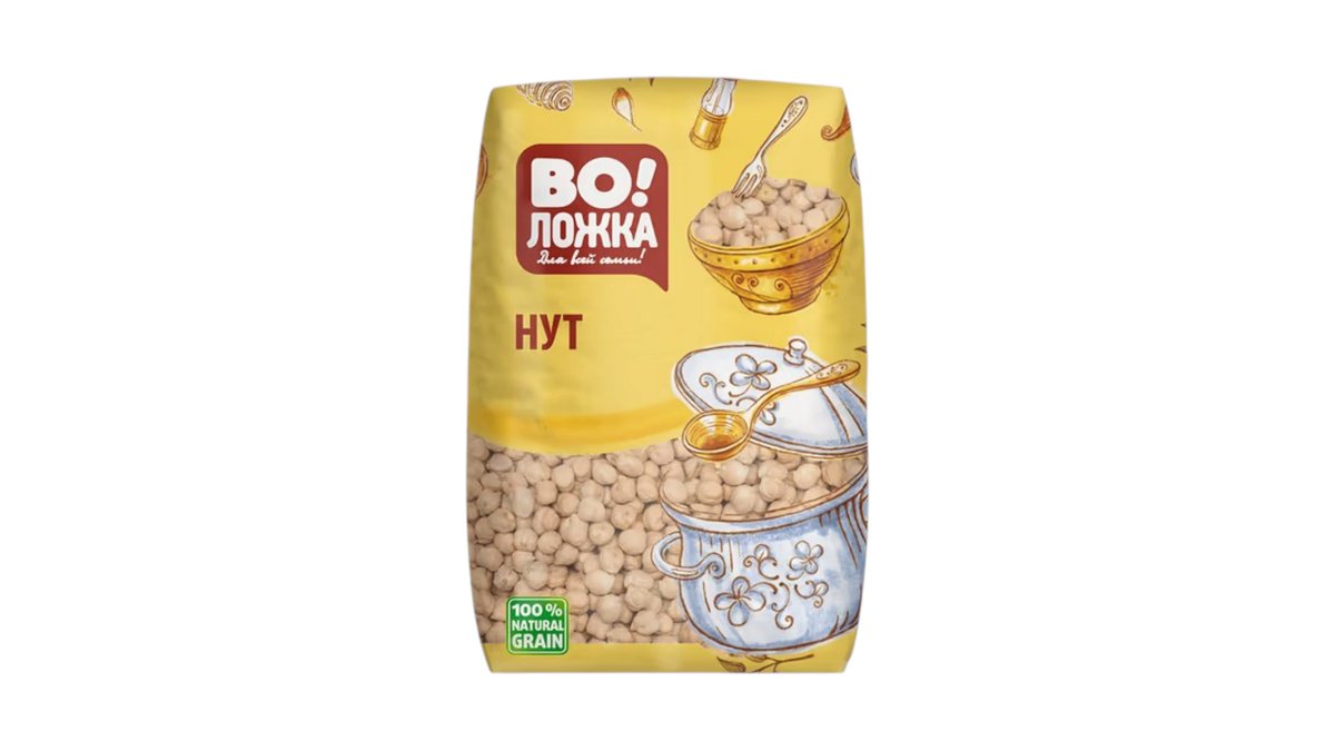 Chick-Pea ვოლოჟკა ბურღული "ვოლოჟკა" მუხუდო 800გ მუხუდო (800 გ) მუხუდო (800 გ)