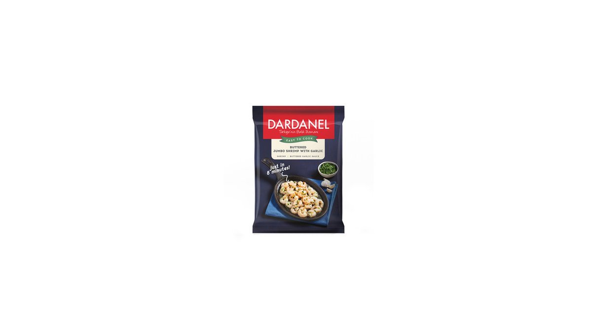 Dardanel Boiled Shrimps with Garlic and Butter (250 g)