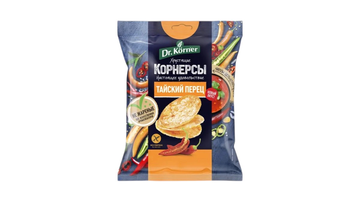 Dr.Körner чипсы Thai pepper (50 გ)