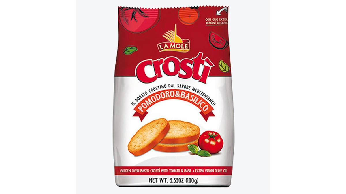La Mole bread with tomato and basil (100 g)