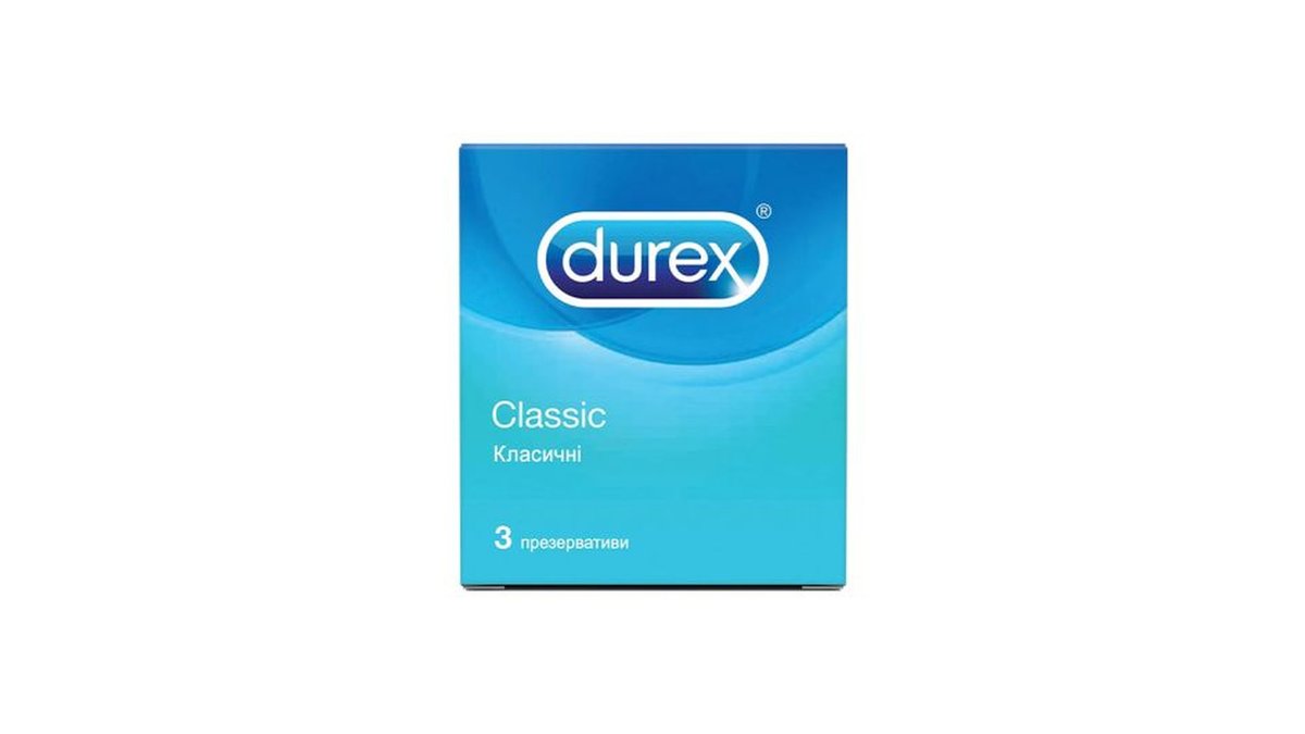 Durex პრეზერვატივი Classic (3 pcs)