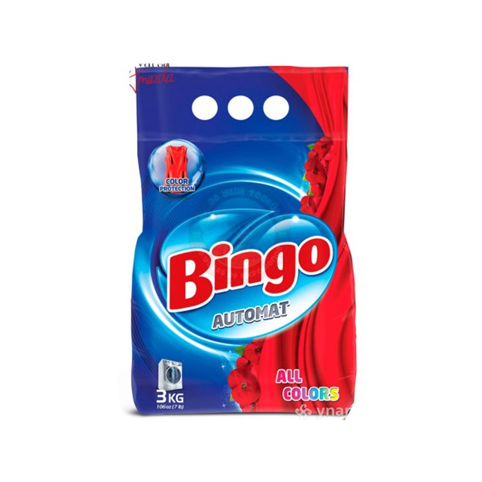 ბინგო Laundry Detergent ავტომატი ფერადი (3 კგ)