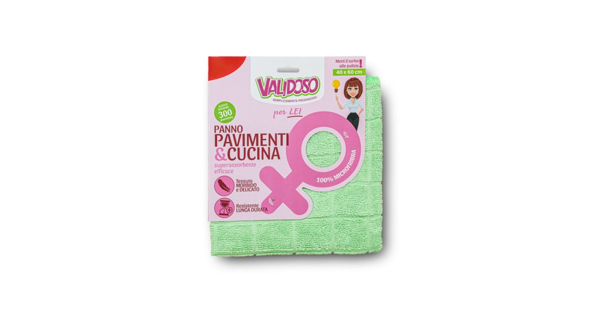 VALIDOSO Микрофибровое кухонное полотенце Microfiber Red (40 cm)