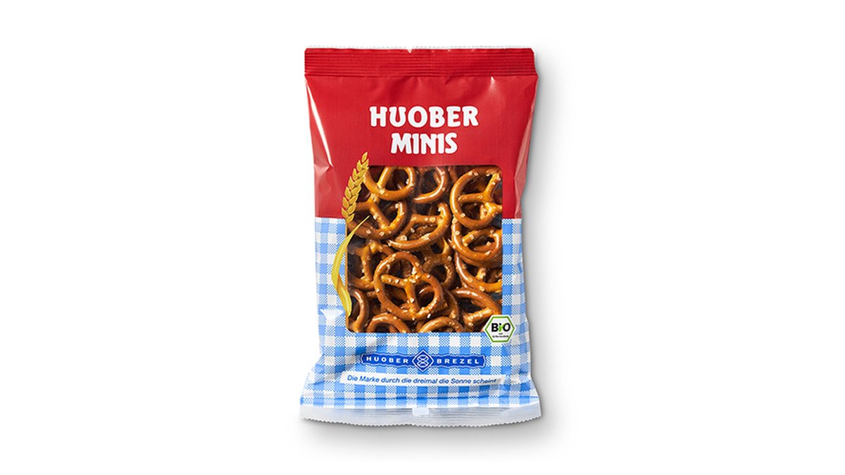Huober Крекеры Organic Pretzel Mini (40 gr)