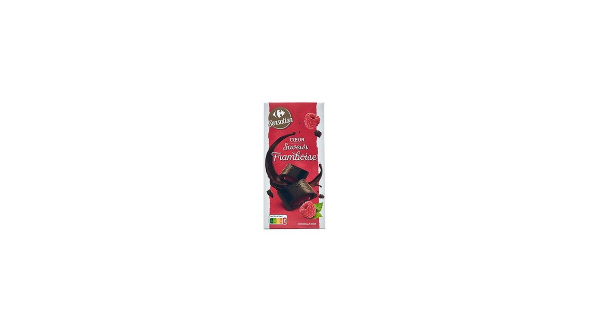 CRF Dark Chocolate with Mint Raspberry Hearts (150 g)