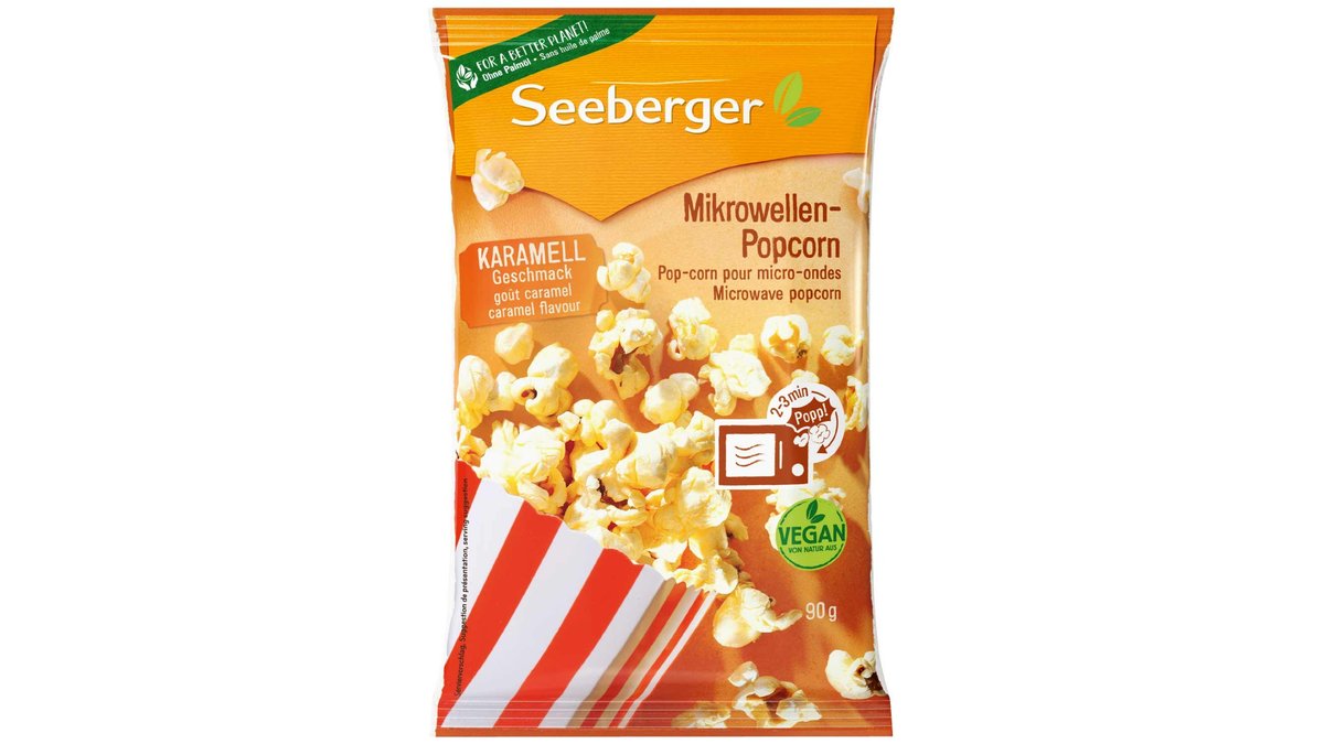 Seeberger Карамельный попкорн Caramel (90 გრ)