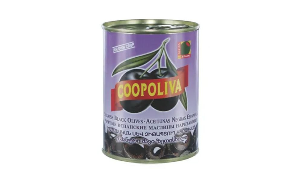 Copoliva Чёрные оливки black olives chopped (385 ml)