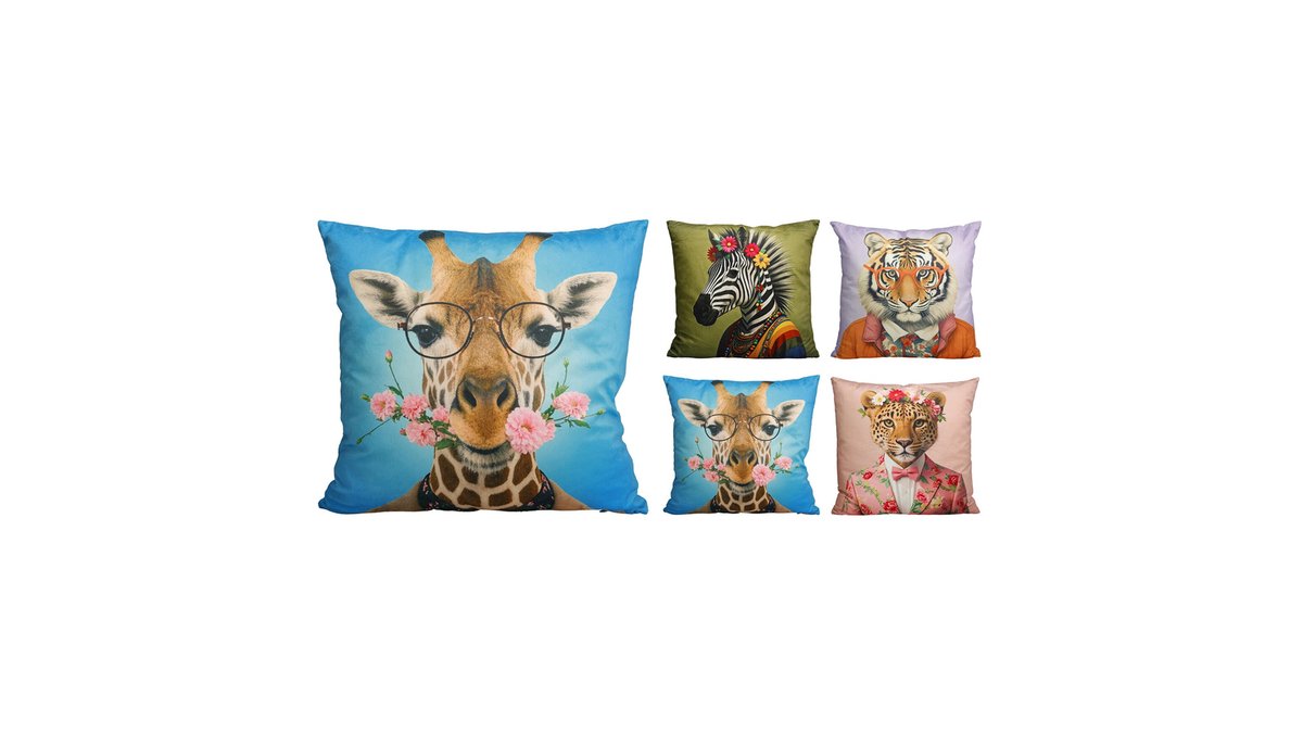 Koopmann დეკორატიული ბალიში animal motifs